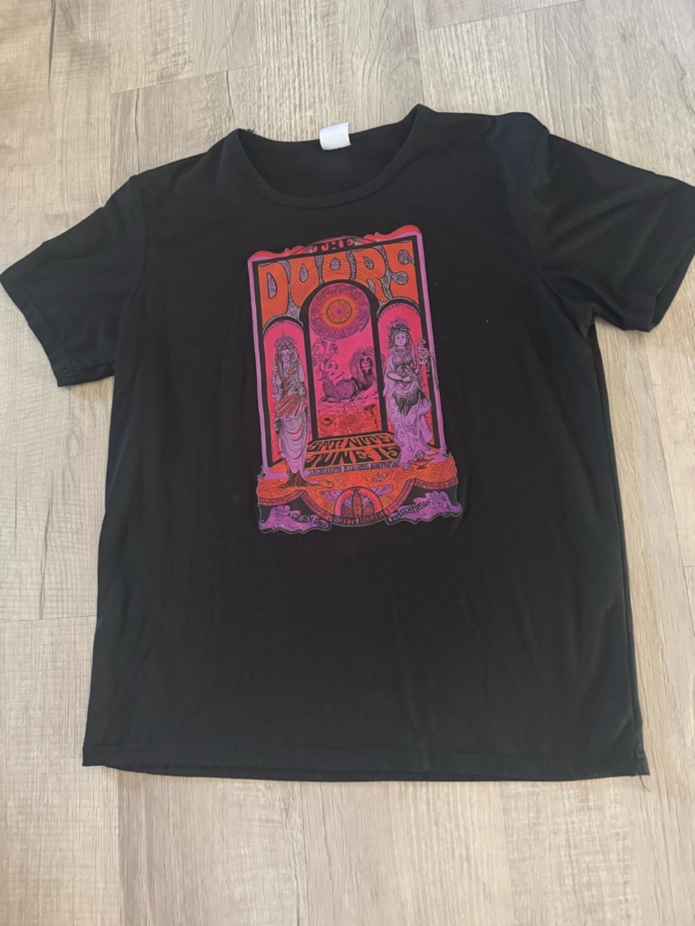 The Doors Black Short Sleeve Graphic Tee